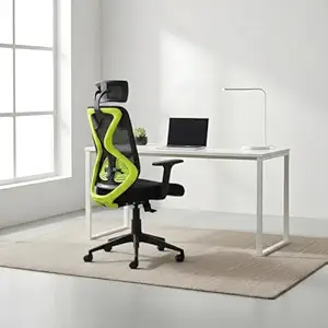 Metal Mesh Back Executive Office Chair